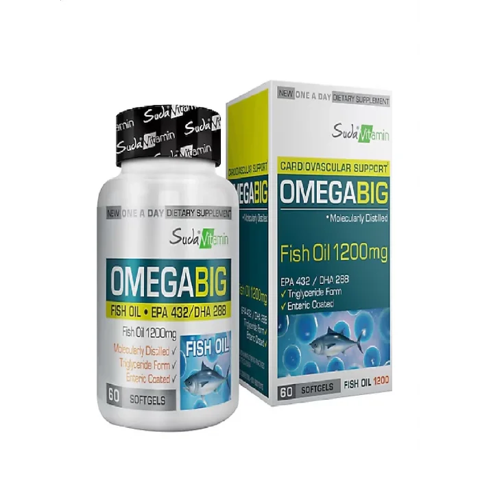 Suda Vitamin Omega Big 1200 mg 60 Yumuşak Kapsül