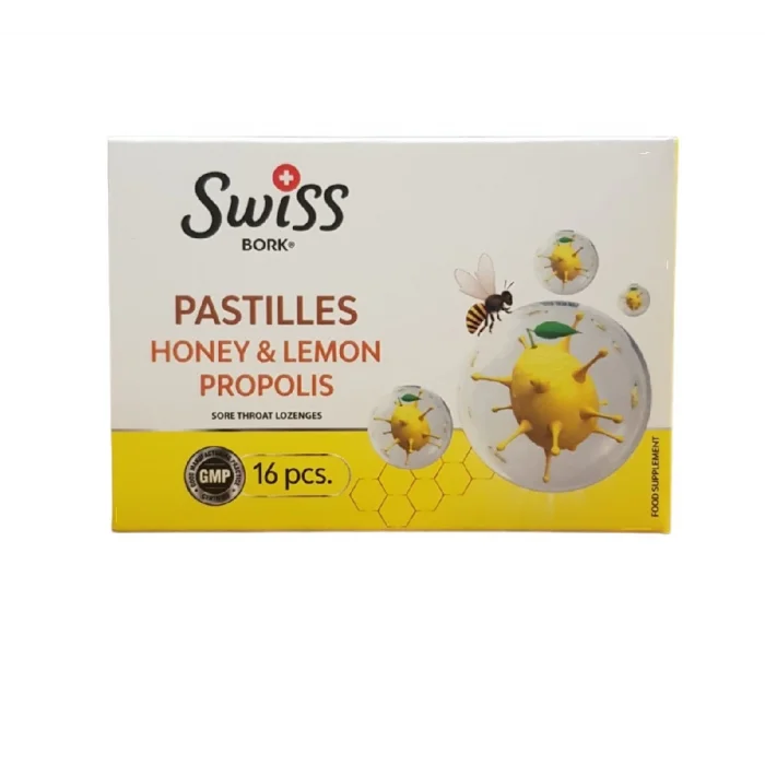 Swiss Bork Bal Limon Propolis Pastil 16lı