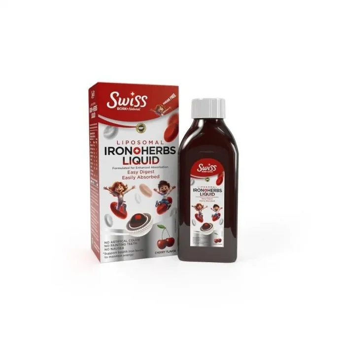 Swiss Bork Natural Liposomal Iron Liquid 150 ml