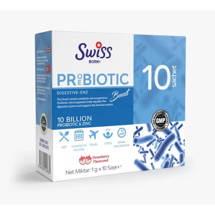 Swiss Bork Probiotic Boost 10 Saşe