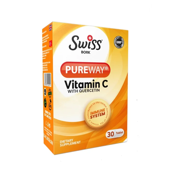 Swiss Bork Pureway Vitamin C Quercetin 30 Adet Tablet