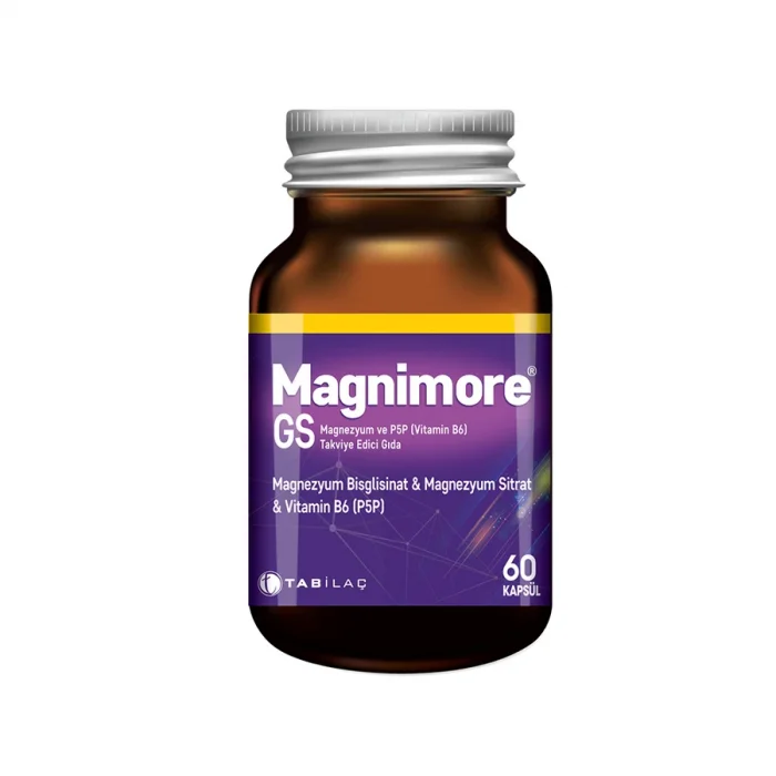 Magnimore Gs Magnezyum Ve P5p 60 Kapsül