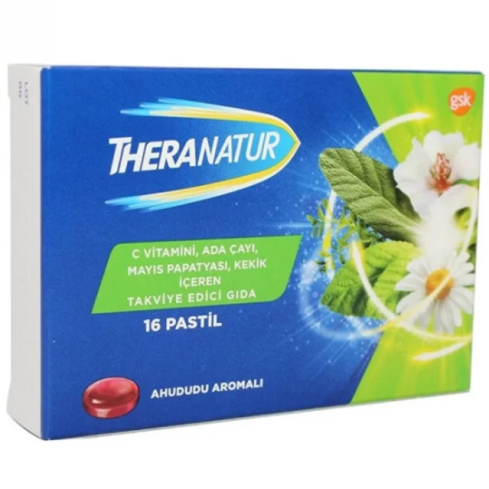 Theranatur Ahududu Aromalı 16 Pastil