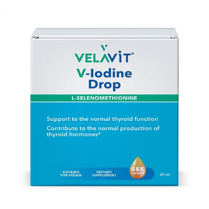 Velavit V-lodine Drop İyot ve Selenyum İçeren Takviye Edici Gıda 25 ml