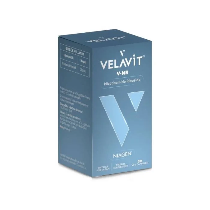 Velavit V-NR Nicotinamide Riboside 30 Kapsül