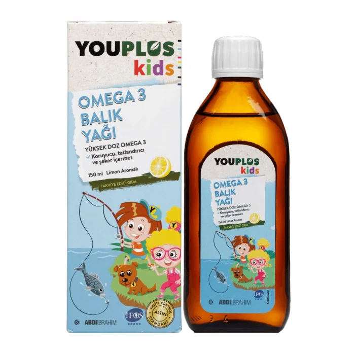 Youplus Kids Omega3 150 ML Balık Yağı