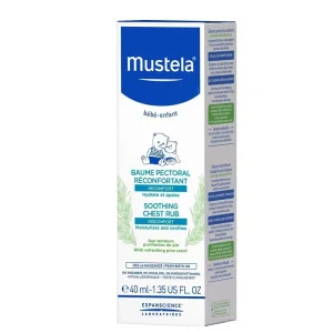 Mustela Soothing Chest Rub (Yatıştırıcı Göğüs Balsamı) 40 ml