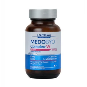 NutraFarm Medobyocomplex-W Biotin 60 Kapsül