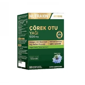 Nutraxin Çörek Otu Yağı 1000 mg 60 Kapsül