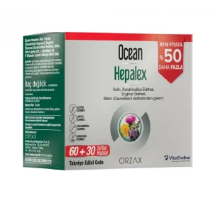 Orzax Ocean Hepalex 60+30 Softjel Kapsül