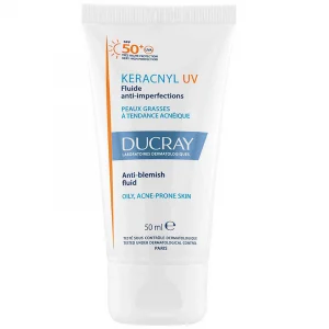 Ducray Keracnyl UV SPF50+ Yağlı Ciltler İçin Güneş Koruyucu 50 ml