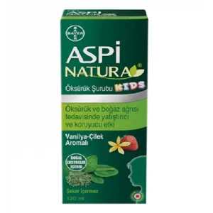 Aspi Natura Kids Vanilya Çilek Aromalı 120 ml
