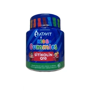Atavit Kids Sitikolin Koenzim Gummies 60 adet