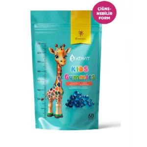 Atavit L-Arjinin Multivitamin ve Multiminaral Gummies Kids 60 Adet