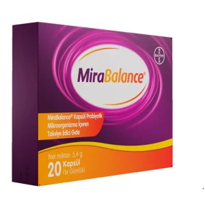 Bayer Mirabalance Probiyotik İçeren Takviye Edici Gıda 20 Kapsül