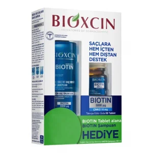 BİOXİN Bioxcin Biotin Tablet 5000 Mg + Biotin Şampuan 300 Ml Hediyeli