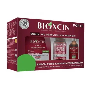 Bioxcin Forte Yoğun Bakım Kiti (TABLET-ŞAMPUAN-SERUM) Yoğun Saç Dökülmesi Seti