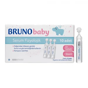 Bruno Baby Serum Fizyolojik Damla 5 ml x 10 adet