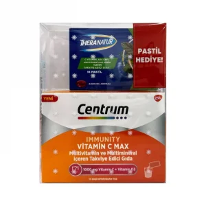 theranatur Centrum İmmunity Cmax 14 Saşe + Theranatur Ahududu Aromalı 16 Pastil Hediyeli