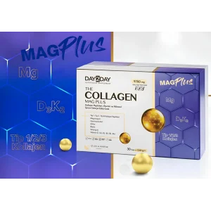 Day2Day Collagen Mag Plus Çilek Karpuz Aromalı 30 Saşe (TİP1 TİP2 TİP3)
