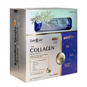 DAY2DAY Collagen Mag Plus Çilek Karpuz Aromalı 30 Saşe + Shaker Hediyeli