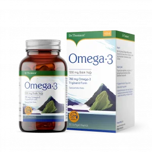 Dr. Thomson Omega-3 İçeren Kapsül Takviye Edici Gıda 50 Softgel Kapsül