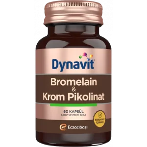 Dynavit Bromelain Krom Pikolinat 60 Kapsül