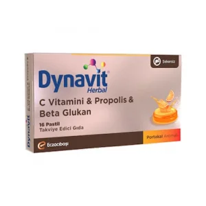 Dynavit Herbal Pastil Vitamin C, Propolis & Beta Glukan