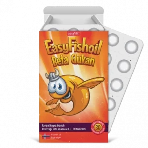 EasyFishoil Beta Glukan Çiğnenebilir Jel 30 Adet