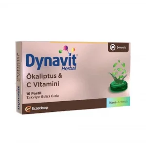 Eczacıbaşı Dynavit Herbal Mentol Aroması ve Ökaliptus İçeren 16 Pastil