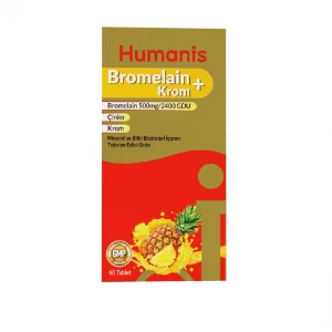 Humanis Bromelain + Krom 60 Tablet