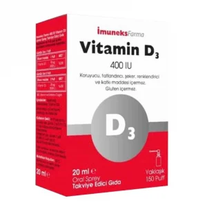 İmuneks Vitamin D3 400 IU 20 ml