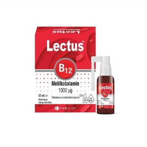 Lectus B12 Metilkobalamin 1000 mcg Sprey 10 ml