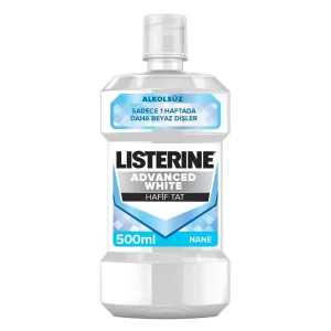 Listerine Advanced White Hafif Tat 500 ml