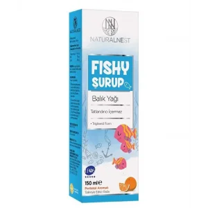 Naturalnest Fishy Şurup 150 ml Portakal Aromalı Balık Yağı
