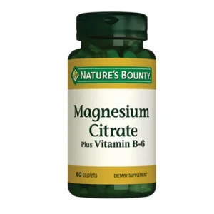 Natures Bounty Magnesium Citrate with Vitamin B6 60 Tablet