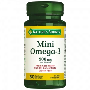 Natures Bounty Omega 3 Mini 900 mg Takviye Edici Gıda 60 Kapsül