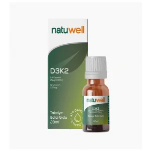 Natuwell Vitamin D3K2 Damla 20 ml