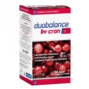 Nbt İlaç Duobalance Bv Cran 14 Kapsül