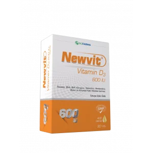 Newvit Vit D3 600 IU Damla 30 ml