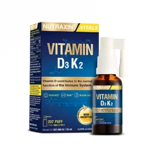 Nutraxin Vitamin D3 K2 Takviye Edici Gıda 30 ml