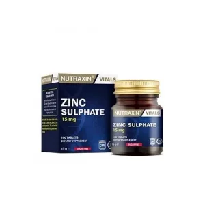 Nutraxin Zinc Sulphate (Çinko) 100 Tablet