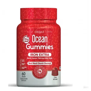 Ocean Gummies Iron Extra 17 mg 60 Çiğnenebilir Jel