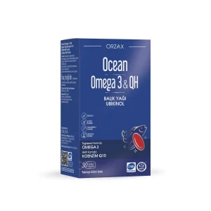 Ocean Omega-3 QH Koenzim Q10 30 Kapsül Balık Yağı