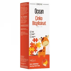 Ocean Çinko Bisglisinat 150 ml - Muz Aromalı