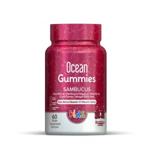 Ocean Gummies Sambucus 60 Adet Çiğnenebilir Jel Form
