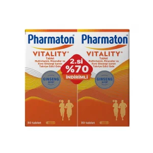 Pharmaton Vitality 30 Tablet Avantajlı 2li Paket