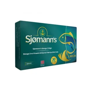 Sjomanns Omega 3 ve Vitamin D3 İçeren Takviye Edici Gıda 30 Çiğnenebilir Jel Tablet