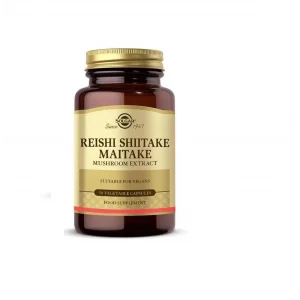 Solgar Reishi Shiitake Maitake Mushroom Extract 50 Kapsül