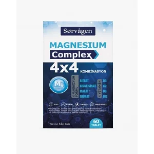 Sorvagen Magnesium Complex 4X4 Kombinasyon 60 Tablet